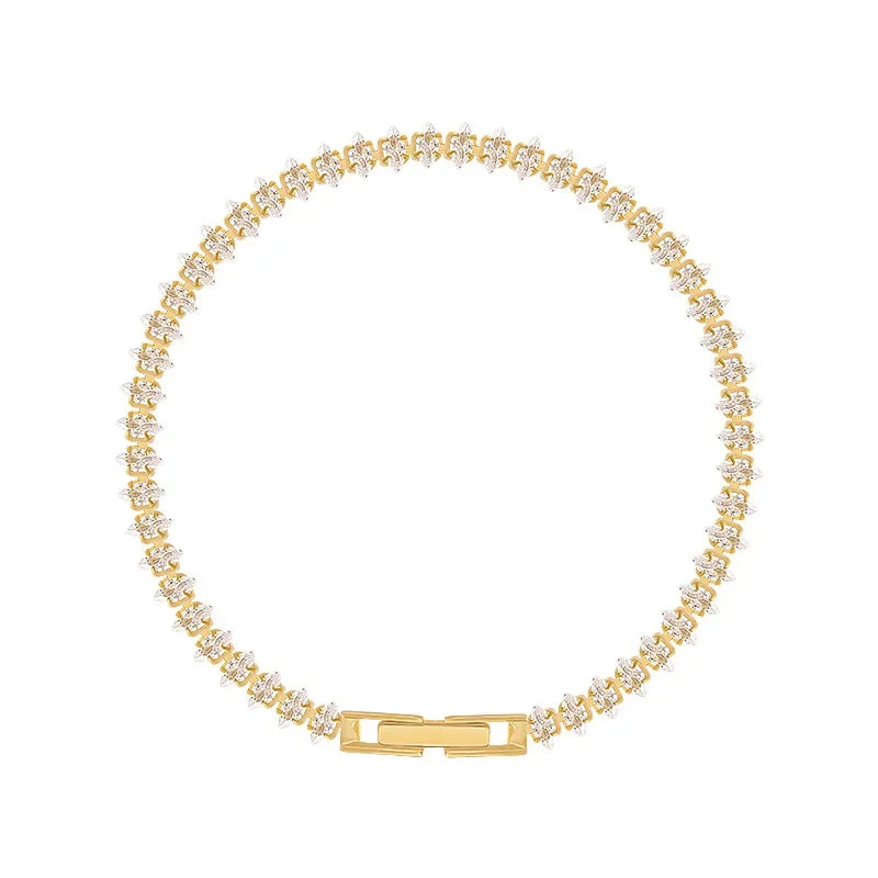 Pulsera Imperial Cristal Tipo Tenis