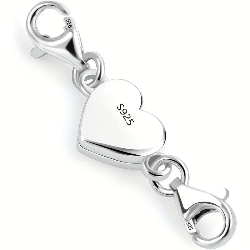 Broche Magnético Corazón Plata 925