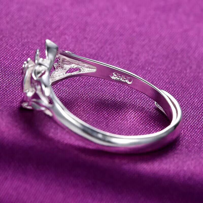 Anillo de rosa marfil Purity