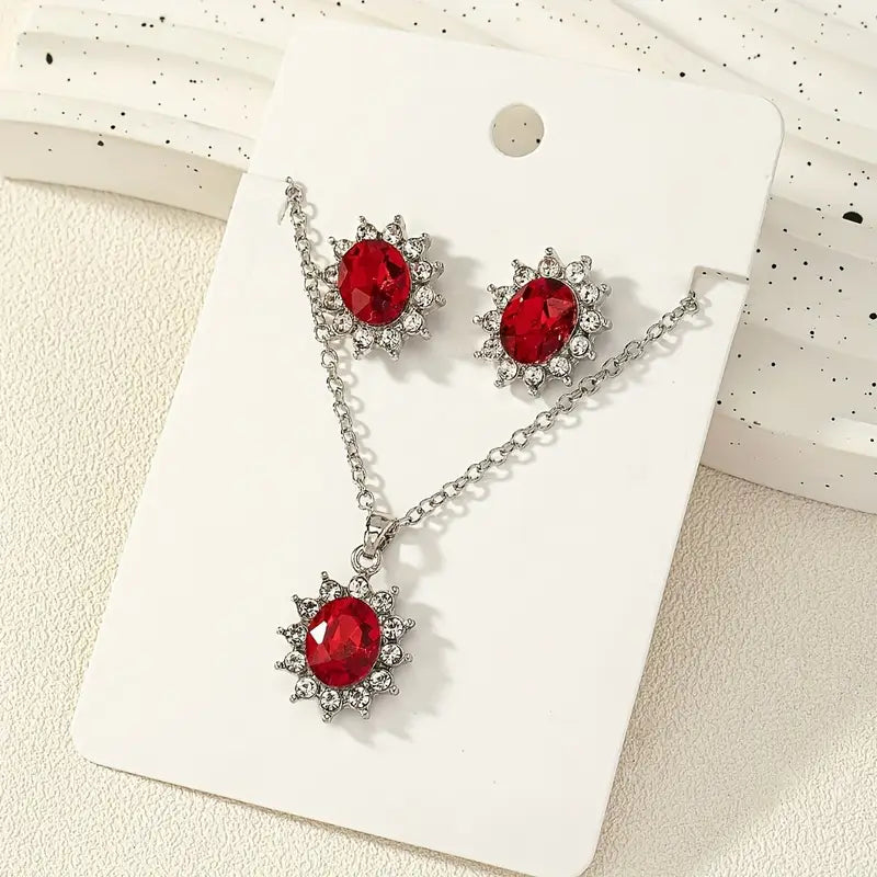Set de joyas Katya Ruberyn | Oro blanco
