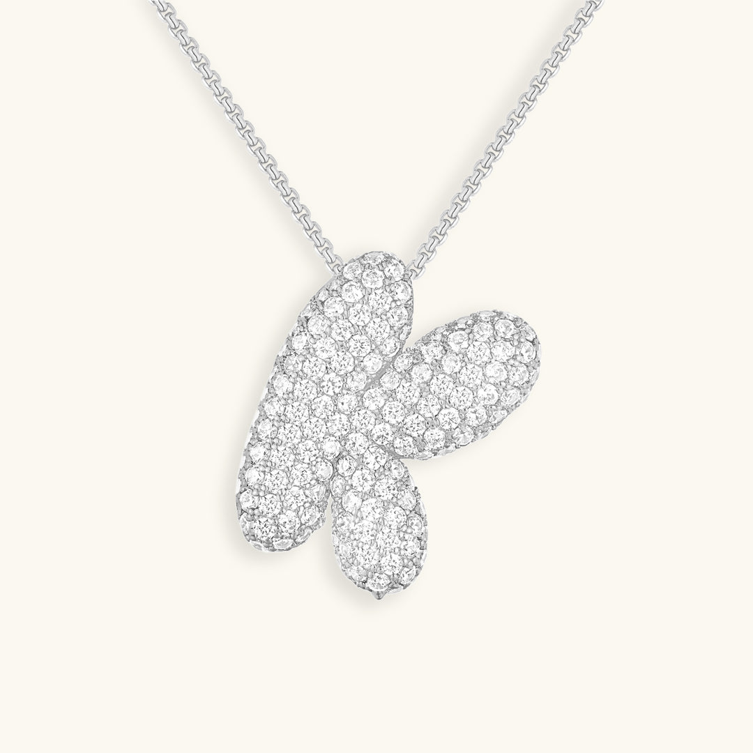 Collar de inicial con burbujas Hailey
