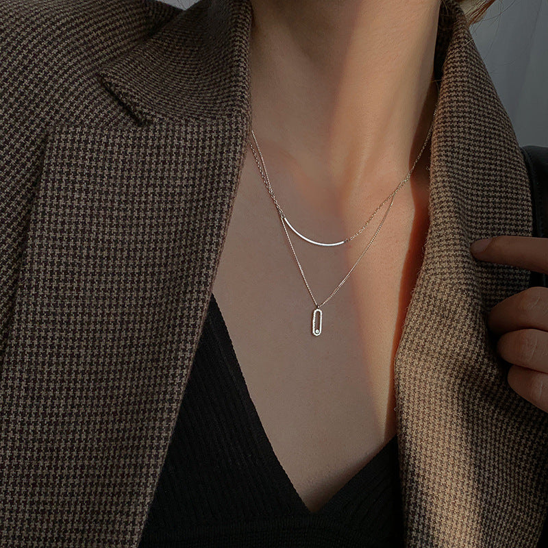 Collar de cristales superpuestos Gia