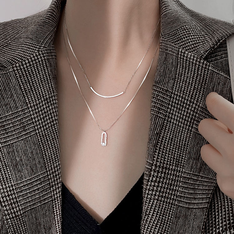 Collar de cristales superpuestos Gia