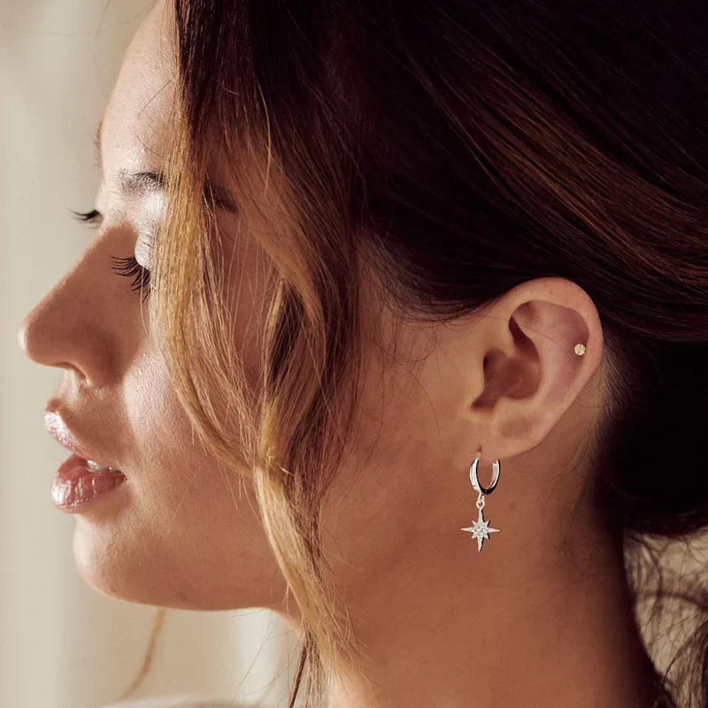 Pendientes The Vudu | Oro blanco