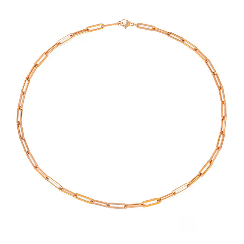 Collar elegante Archen | Oro blanco