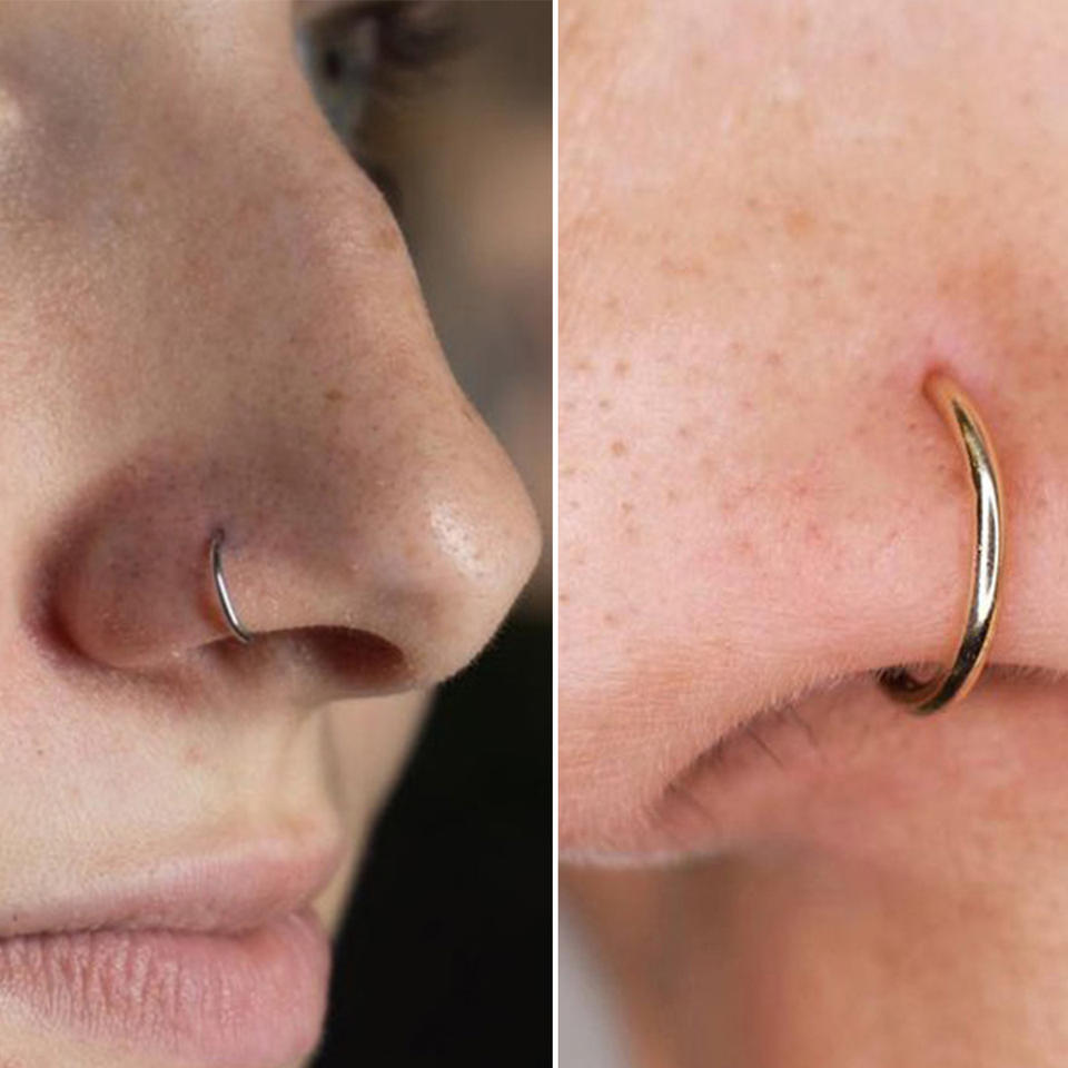 Piercing de Nariz sin Perforación