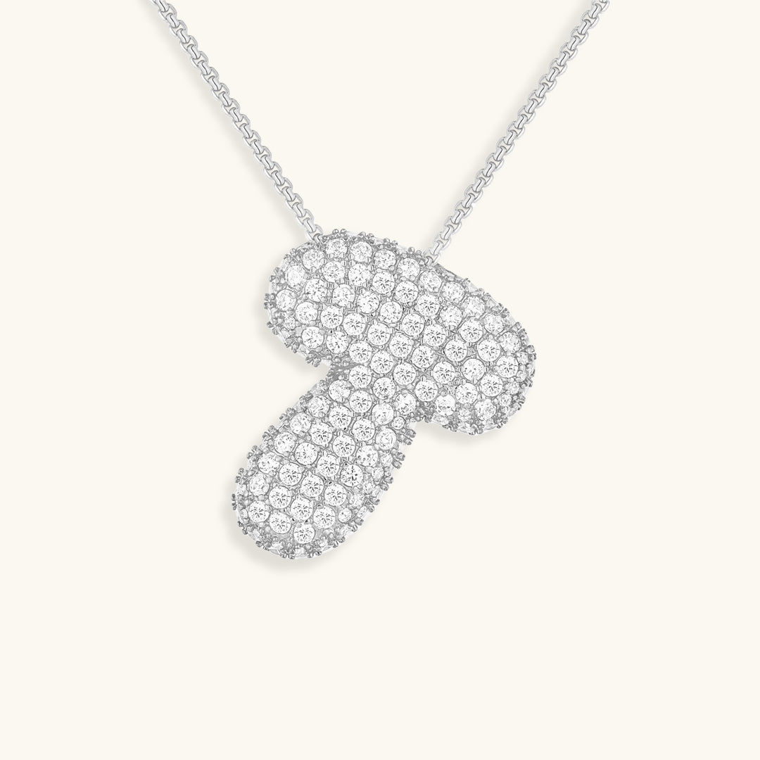 Collar de inicial con burbujas Hailey