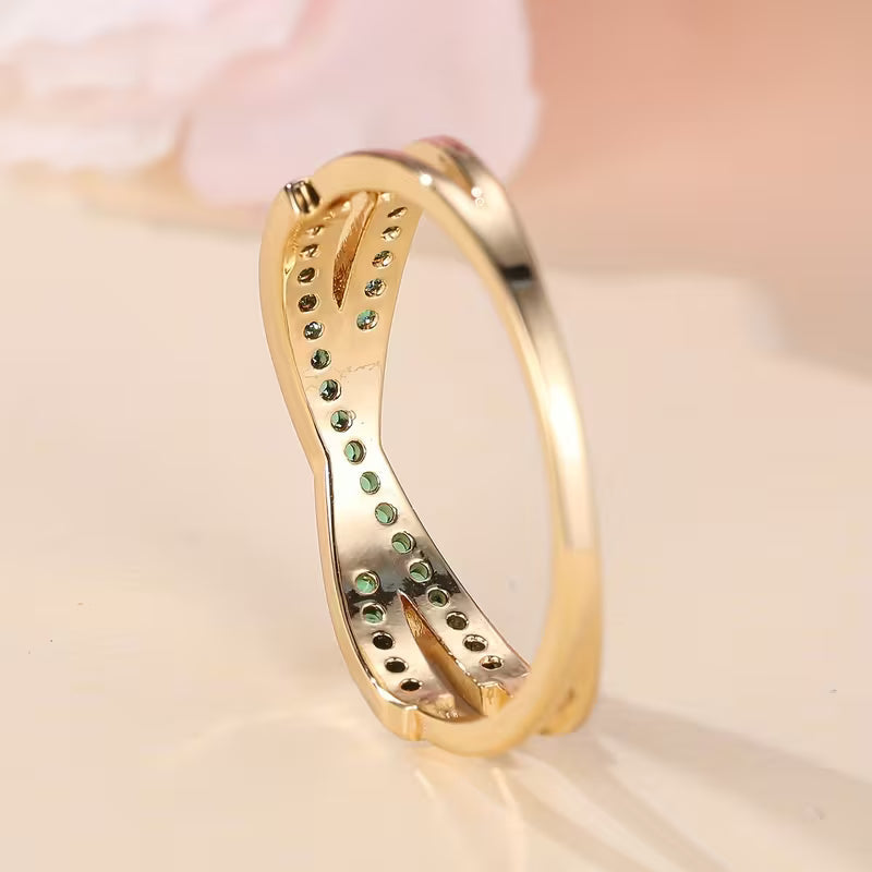 Anillo Emerald Flow | Oro