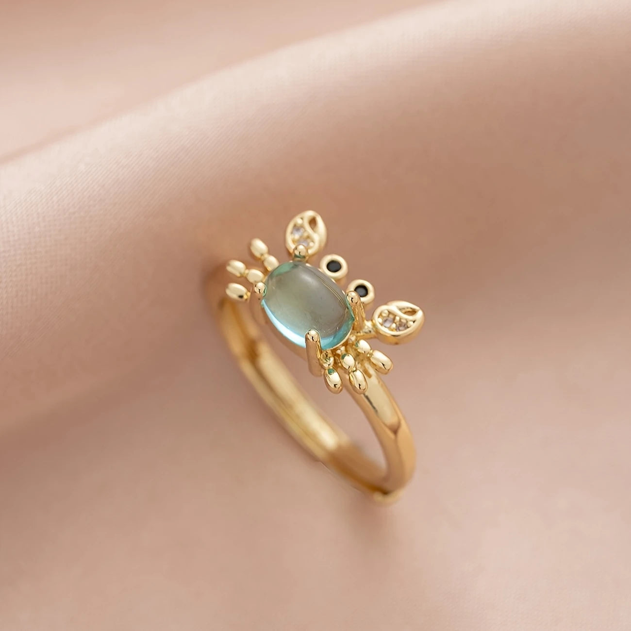 Anillo de Cangrejo Ajustable Elegante