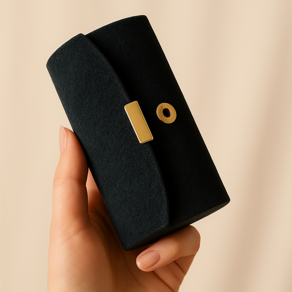 Caja de Organización de Joyería de Terciopelo