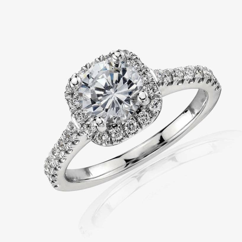 Anillo de banda brillante Oleana