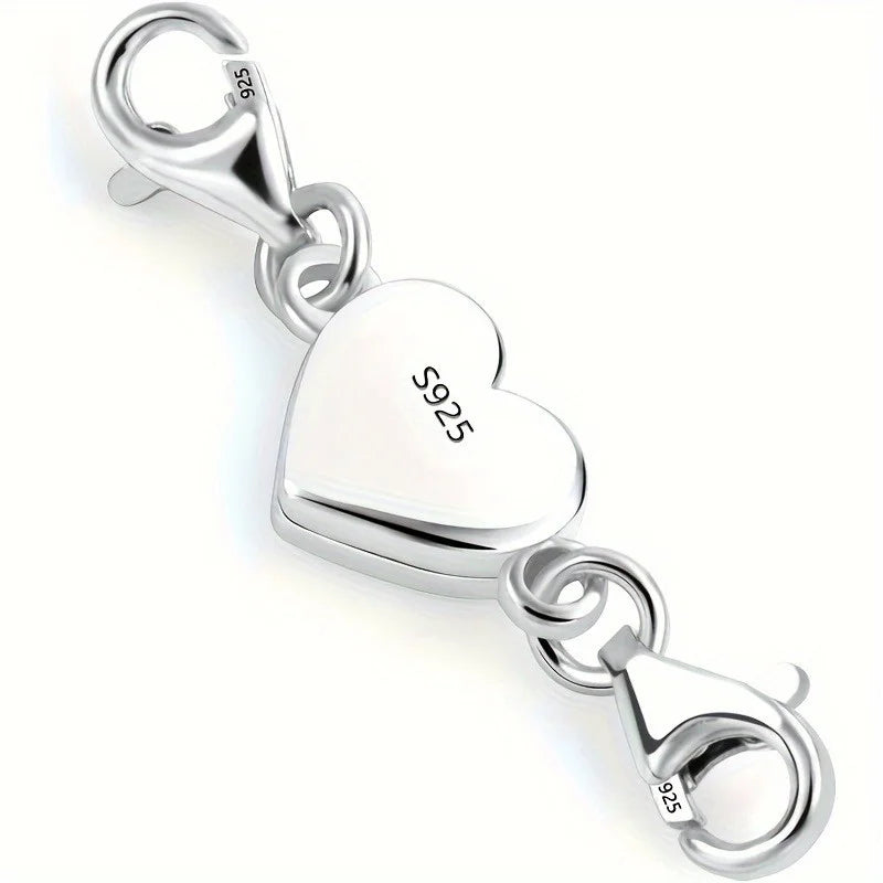 Broche Magnético Corazón Plata 925