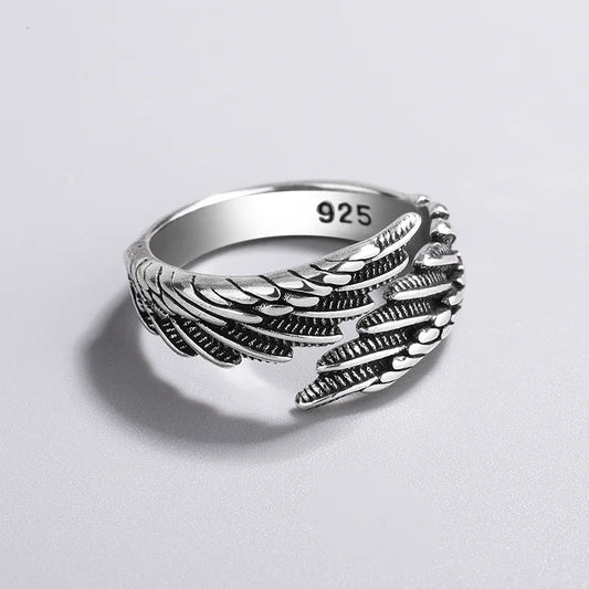 Anillo Alas de Ángel Plata 925