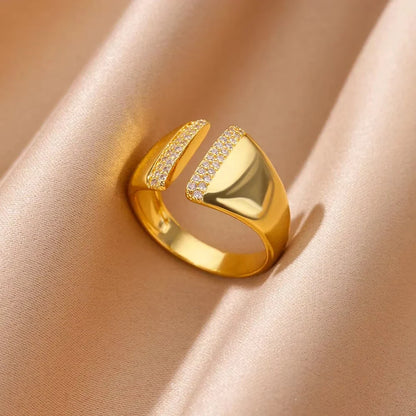 Anillo Dorado Vintage Ajustable