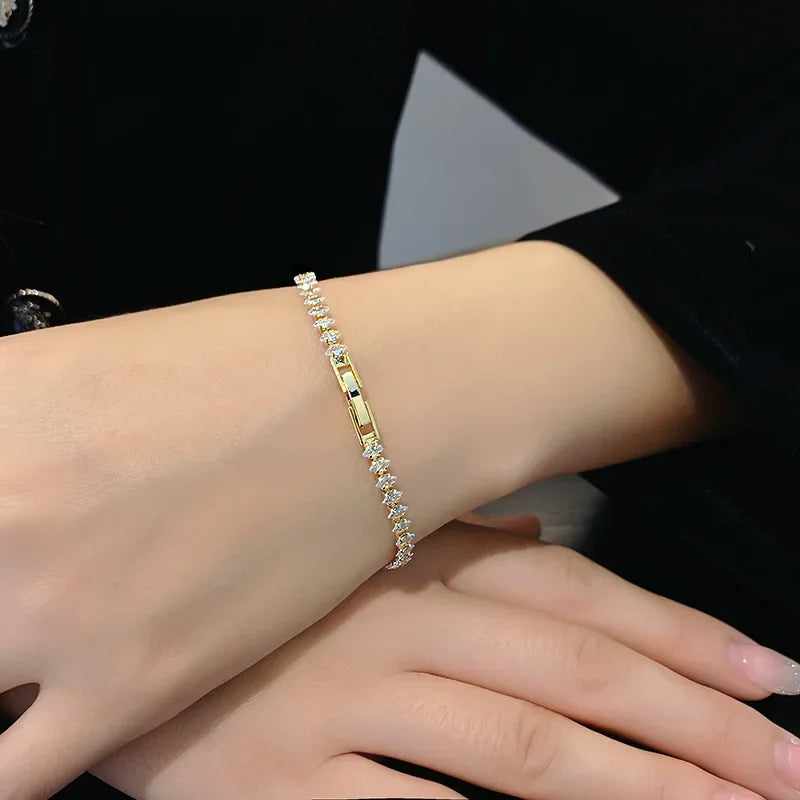 Pulsera Imperial Cristal Tipo Tenis