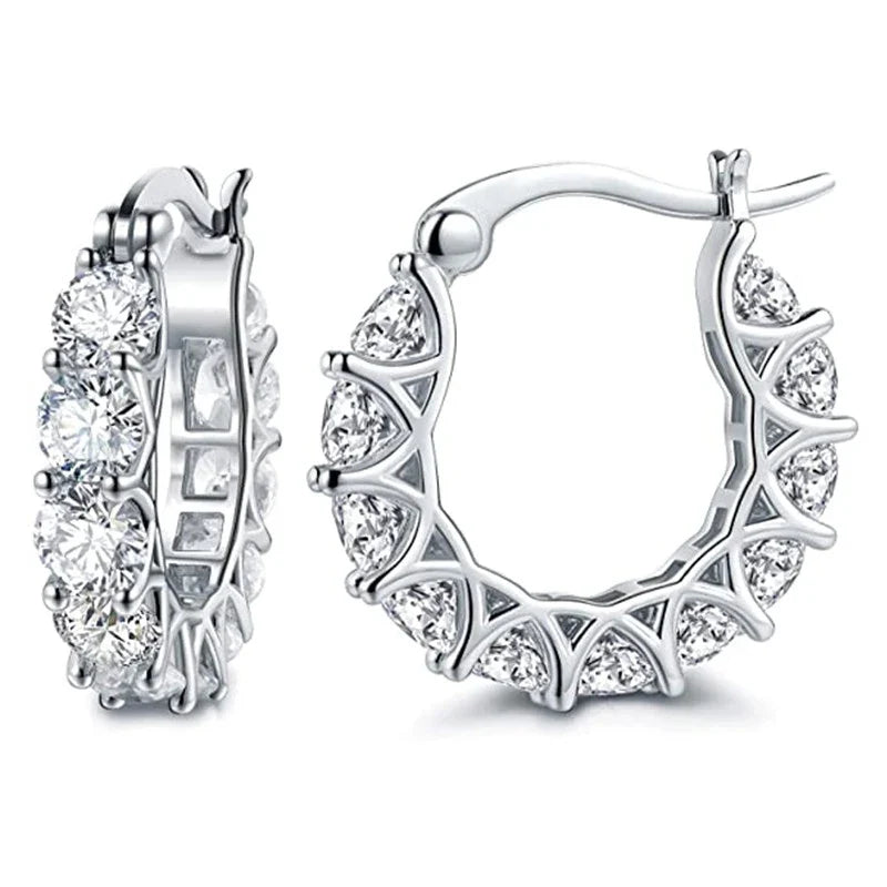 Pendientes Vintage con Zirconias Dorado
