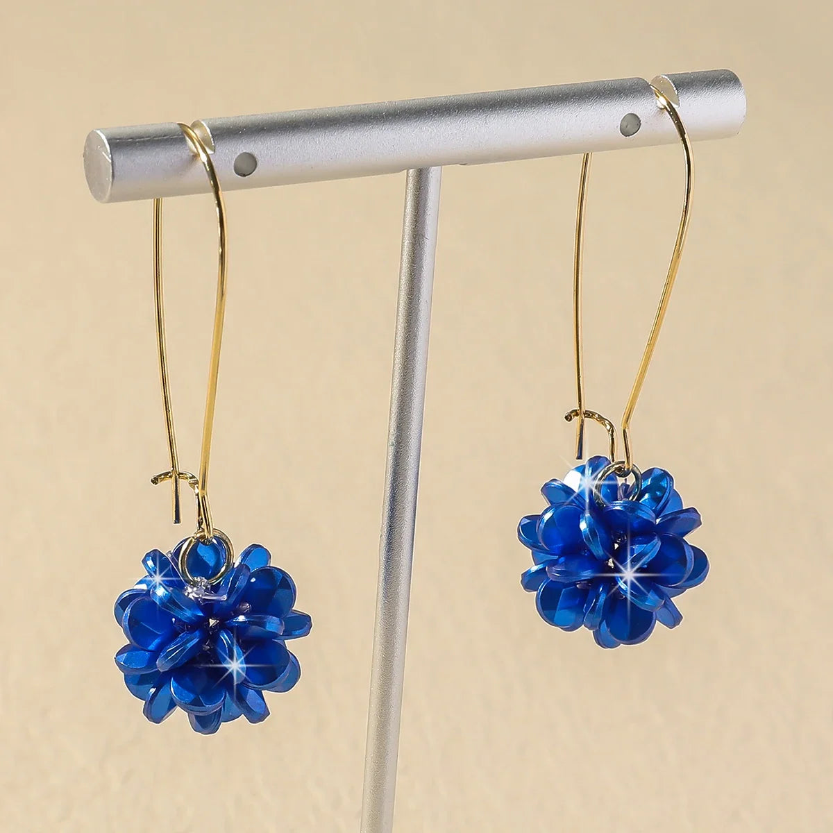 Pendientes Largos Flor de Perla