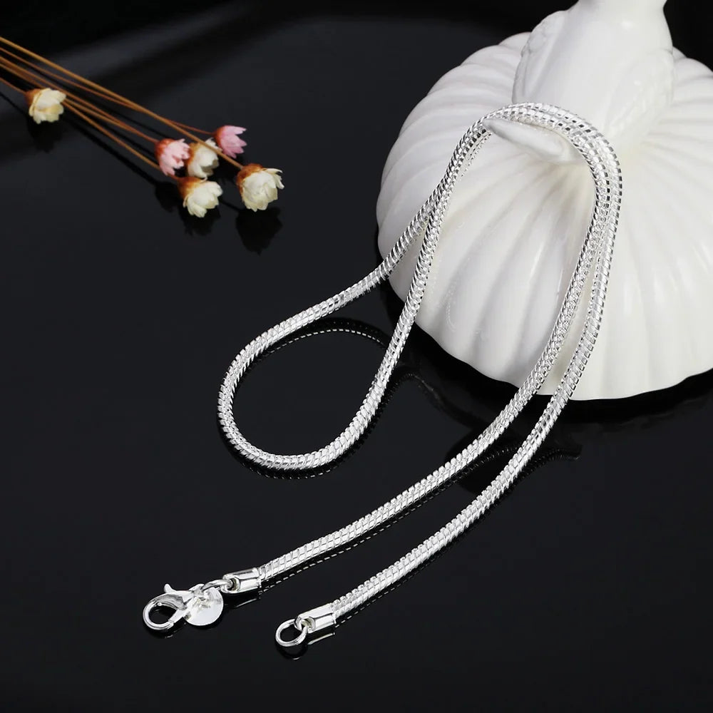 Cadena Serpentina Plata 925