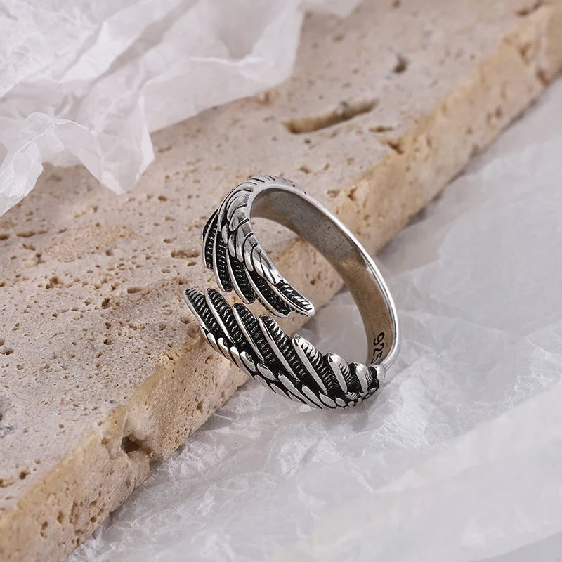 Anillo Alas de Ángel Plata 925