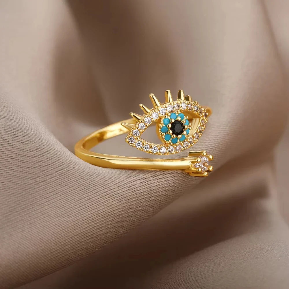 Anillo Dorado Vintage Ajustable