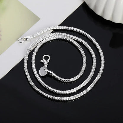 Cadena Serpentina Plata 925