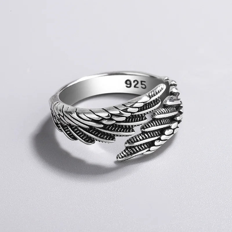 Anillo Alas de Ángel Plata 925