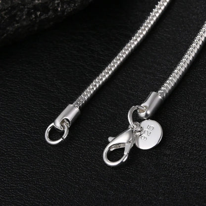 Cadena Serpentina Plata 925
