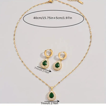 Set de joyas Rheya Lysandelle | Oro