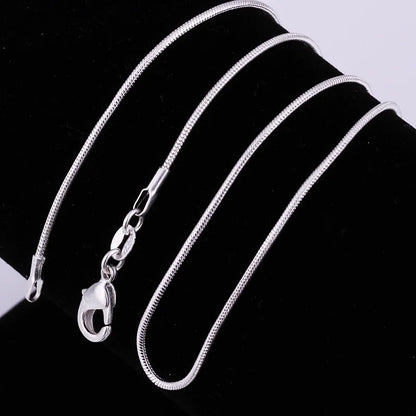 Cadena Serpentina Plata 925