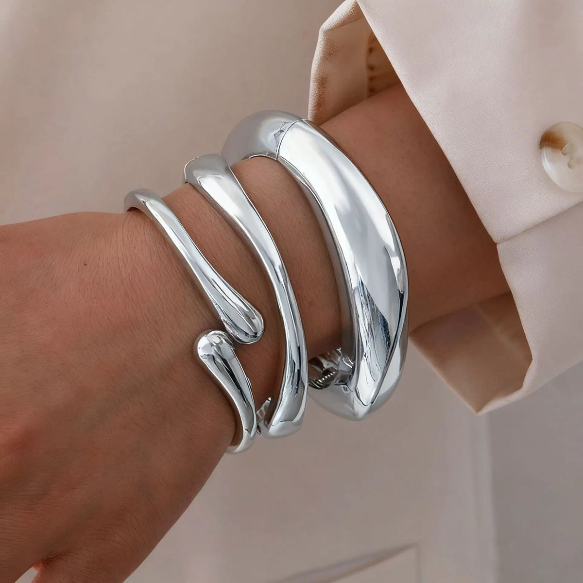 Brazalete Boho Chic Envolvente Triple