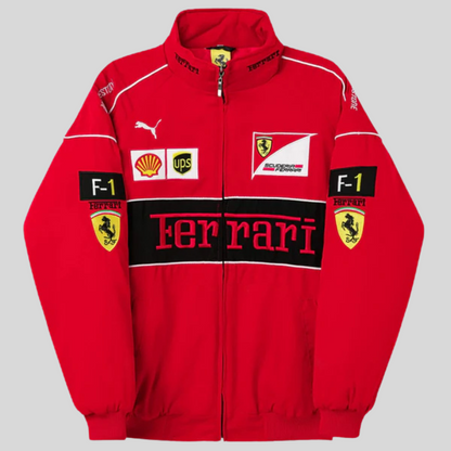 Jhulio | Chaqueta de carreras ferrari vintage