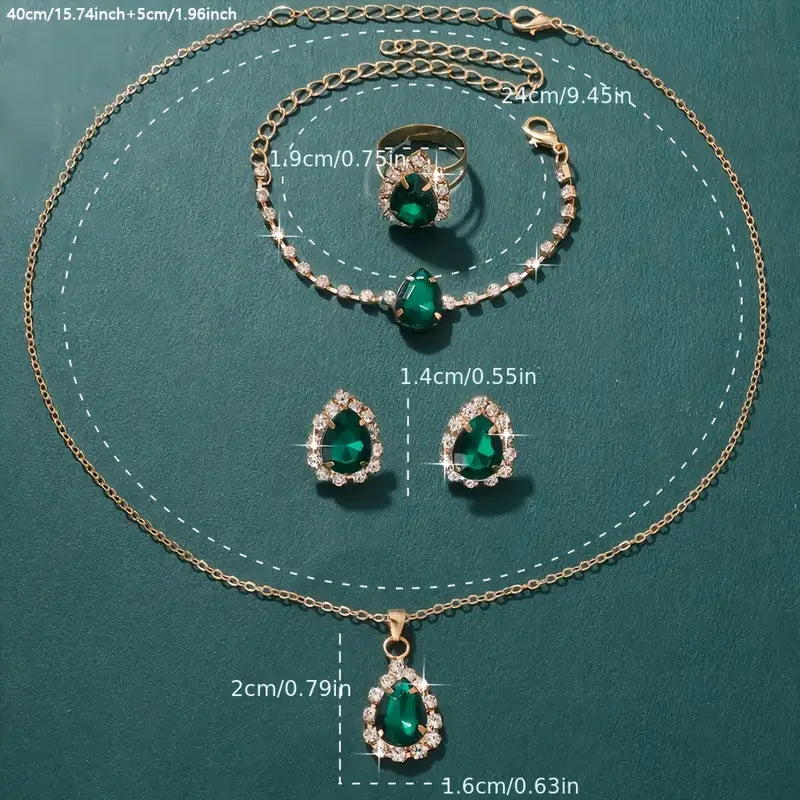 Set de joyas Elisandre Vermont | Oro