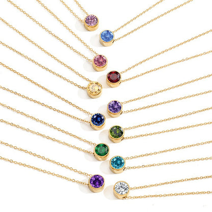 Collar de piedra natal Lyra