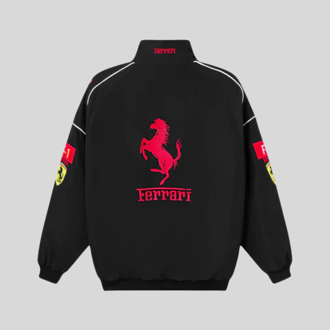 Jhulio | Chaqueta de carreras ferrari vintage