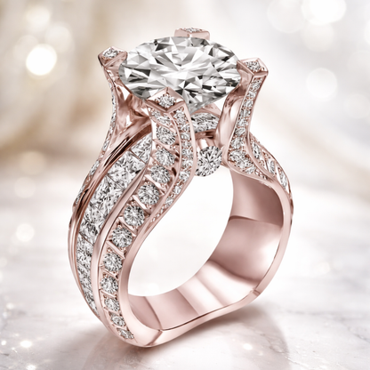 Anillo de Zirconia Vintage