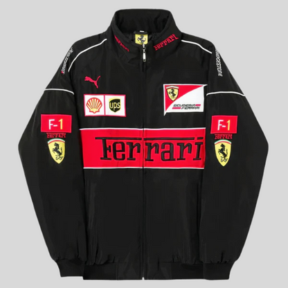 Jhulio | Chaqueta de carreras ferrari vintage