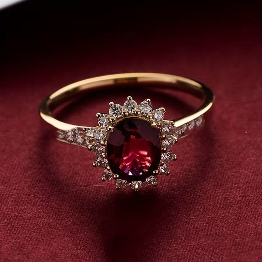 Anillo Empress Red | Oro