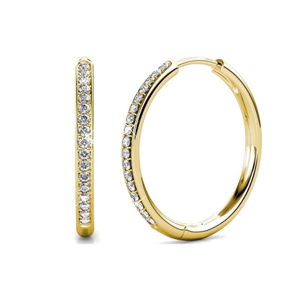 Pendientes pavé Sorel | Oro blanco