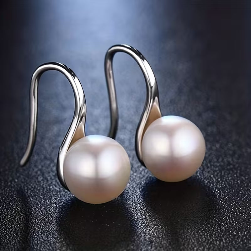 Pendientes Elegantes de Perla