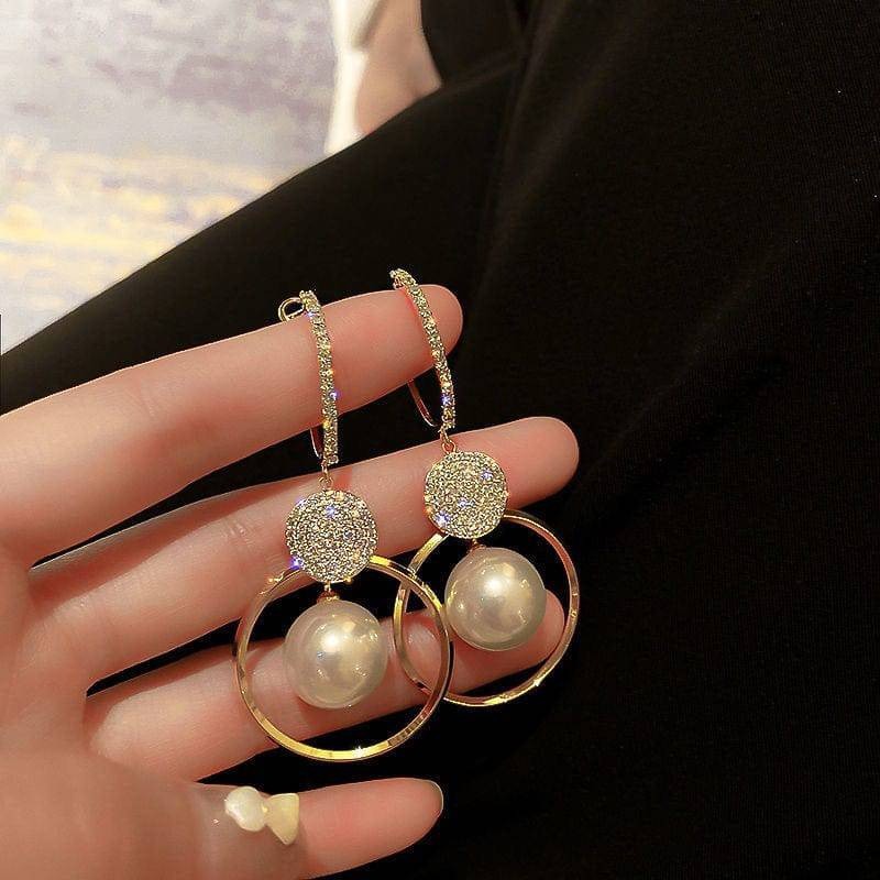 Pendientes de perlas Paola