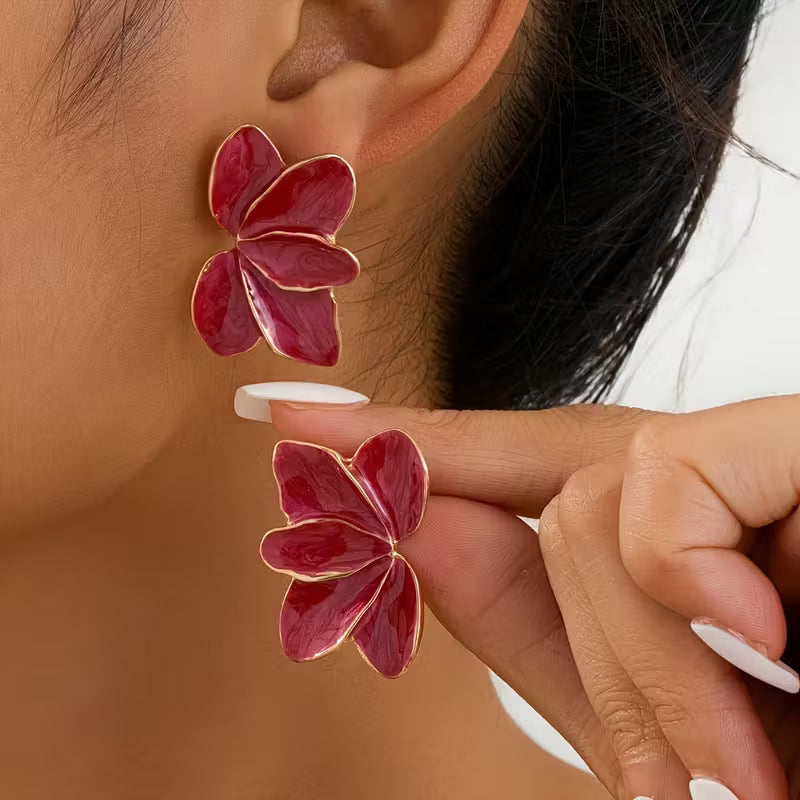 Pendientes de Flores Vintage