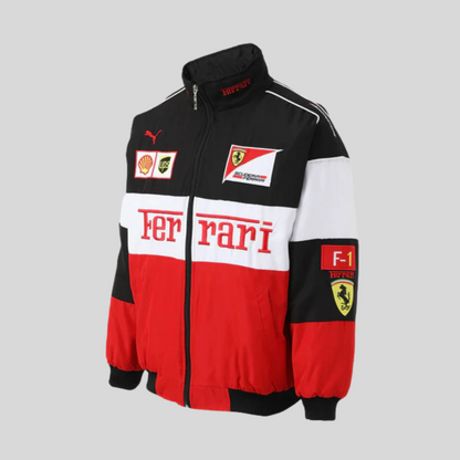 Jhulio | Chaqueta de carreras ferrari vintage