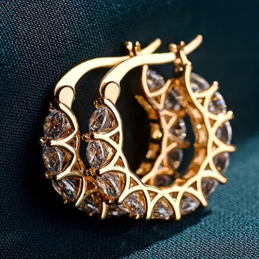 Pendientes Vintage con Circonitas