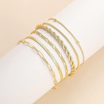 Set de pulseras Isabella Vernetta | Oro blanco