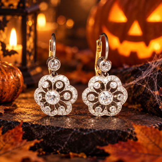 Pendientes Vintage - Mandala de Cristal