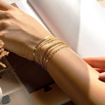 Set de pulseras Isabella Vernetta | Oro blanco