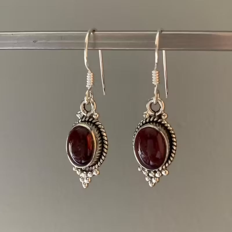 Pendientes vintage con detalles en diamantes