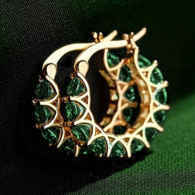 Pendientes Vintage con Circonitas
