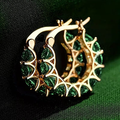 Pendientes Vintage con Circonitas