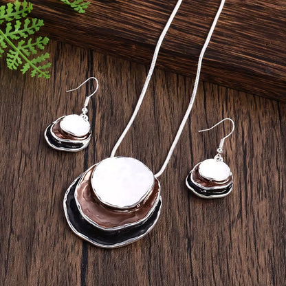 Set Collar y Pendientes Bohemio Esmaltado